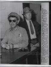 1956 Press Photo Police Chief Robert Morton arrested for poker parlor in CA picture