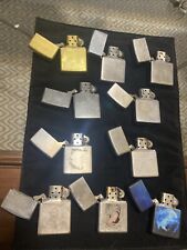 10 Vintage Zippo Lighters Good Condition Great Collection picture