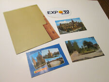 Vintage Lot Sevilla Spain Items Expo 1992 Sticker Booklet Postcards picture