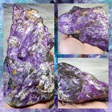 1.27lb Large Deep Purple Rough Stichtite & Green Serpentine Atlantisite AAAGrade picture