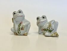 Vintage Salt And Pepper Ceramic Frogs picture