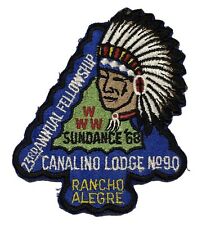 OA Patch Canalino Lodge 90 Sundance 1968 23rd Annual Fellowship WWW Order Arrow picture