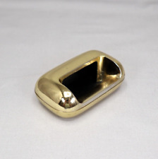 1980s Eldon Office Products Desk Office Gold Tone Magnet Paper Clip Holder MCM picture