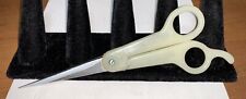 Vintage Wahl Barber's Scissors Haircutting Salon Shears W White Lucite Handle 7