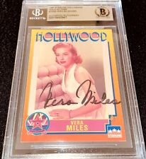 Vera Miles autographed signed auto 1991 Starline Hollywood Walk of Fame card BAS picture