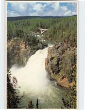 Postcard Upper Falls Yellowstone National Park Wyoming USA picture