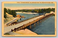 Aerial View Fishing Bridge Yellowstone National Park P761 picture