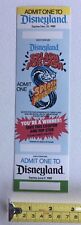 Rare 1989 Disneyland Splash Mountain “Splash For Cash” Winner Admission Ticket picture