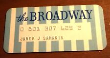 RARE 1960s Broadway Department Store Princess Style Addressograph Charge Card picture