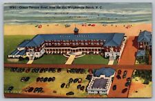 Wrightsville Beach NC - Ocean Terrace Hotel - Bird's Eye - Beach - Curt Teich picture
