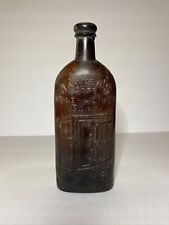 Vintage Warner’s Safe Kidney & Liver Cure Rochester New York Brown Amber Bottle picture