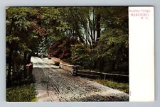 Marlboro NY-New York, Buckley Bridge Vintage Souvenir Postcard picture