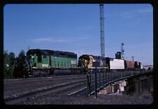 Railroad Slide - BNSF #8042 Locomotive 2006 Denver Colorado Freight Train picture