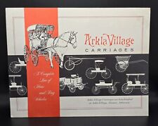 Vintage 1966 Arkla Village Carriages Catalog Lloyd Flatt Cookeville TN + Extras picture