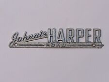 Vintage Johnnie Harper Ford Wheat Ridge Colorado Metal Dealer Badge Emblem Tag picture