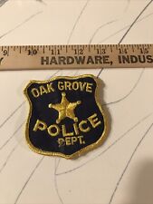 Oak Grove Police Dept Patch picture