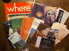 Lot of Vintage 1980s Washington, d.c. Tourism Travel Brochures Guides Inaugural picture