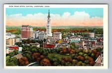 Hartford CT-Connecticut, Panoramic View Hartford, Antique Vintage Postcard picture
