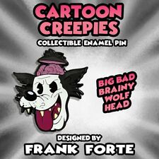 Cartoon Creepies Big Bad Wolf Head 1.5