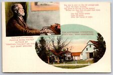 Merrimac NH~Walter Kittredge Portrait at Piano~Civil War Song~Home & Barn~c1905 picture