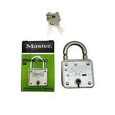 Vintage Master Lock Co. # 66 Padlock Lock with Key Brand New Old New Stock picture