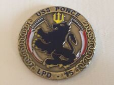 USS Ponce LPD-15 2010-11 Final Deployment #'d US Navy Challenge Coin picture
