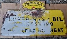 Vintage Large PENZOIL SOUND YOUR Z SIGN HOOVER OIL & GAS - SIGNS GULF SINCLAIR picture