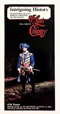 1985 Lost Colony Drama 45th Season Waterside Theater Roanoke NC Vintage Brochure picture