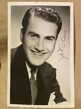 Rare Artie Shaw Signed Postcard 1939 3.5” X 5.5” Clarinetist Composer Big Band picture