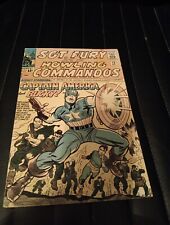 SGT FURY & HIS HOWLING COMMANDOS #13 (Marvel) 12/64, Captain America, Jack Kirby picture
