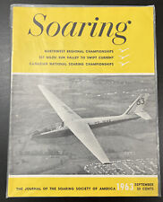 Vintage Sept 1963 Journal of the Soaring Society of America Soaring Magazine picture