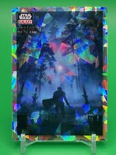 🚀 2023 Topps Star Wars Chrome Galaxy Atomic Refractor TAKE THE BAIT /150 #45 picture