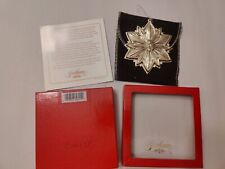 1993 Gorham Sterling Silver Snowflake Ornament #24th In Series picture