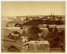 Cyprus, Limasol, general view / Famagusta, general view, photo. Vintage PR Bonfils picture