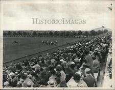 1936 Press Photo Crowds watch Argentina vs US polo match series - net14299 picture