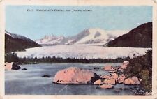 Juneau AK Alaska Mendenhall Glacier Tongass Juneau Ice Field Vtg Postcard B36 picture