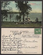 1912 New York Postcard - Saratoga Lake picture