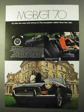 1970 MG MGB/GT Ad - It's Like The Man Who Drives It picture