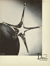 1950s Original Vintage Daum Crystal Star Pierre Jahan Photo Print Ad picture