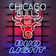 Chicago Bulls Light Beer Neon Sign 24