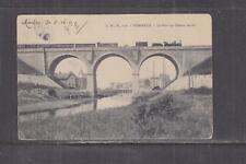 FRANCE, WIMEREUX, RAILWAY BRIDGE, TRAIN, 1906 ppc. Wimereux to GB. picture