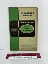 1950's John Deere Operator's Manual OM-C12-146 Model HH Spreader picture