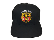 CWA Communication Workers America Hat Snapback Local 3190 Shield Logo picture