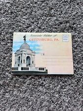 Gettysburg, Pennsylvania Souvenir Folder Postcards Unposted picture