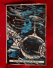 1937 D146 WILLIAM BEEBE Deep Sea Explorer Ecology Founder 30s vtg Strip Card picture