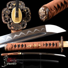 Top Grade Japanese Samurai Sword Katana  1095 Carbon Steel Blade Razor Sharp picture