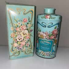 Vintage Avon Trailing Arbutus Perfumed Talc 1977 California Perfume Co. Tin Box picture