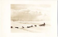 c. 1915 Artic Polar Yukon Alaska Dogsled RPPC Photo Postcard picture