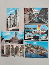 Lot of Six Vintage Postcard of Florence, Venice and Capri Circa 1970s picture