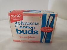 Vintage Johnson's Cotton Buds 1950s J & J  Q-tips, picture